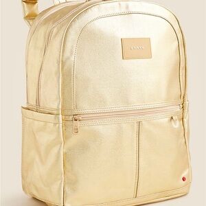 State Gold Backpack Double Pockets Kane NWT